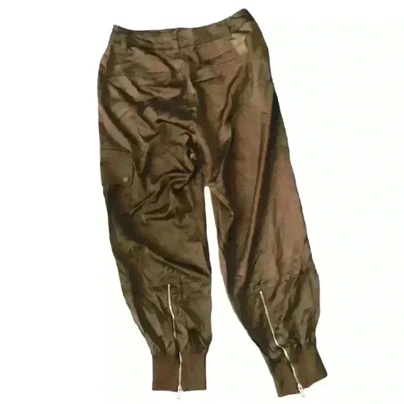 Zara dark green cargo pants - Picture 2 of 2